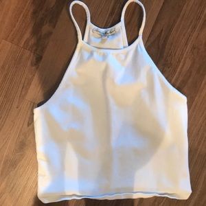 Express! White crop top